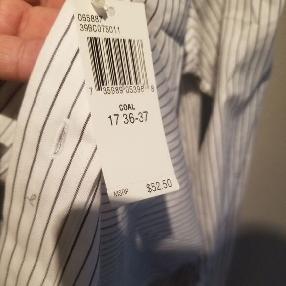 DONALD J TRUMP SIGNATURE SERIES DRESS SHIRT TALL REGULAR NEW WITH TAGS b13 - Picture 4 of 8